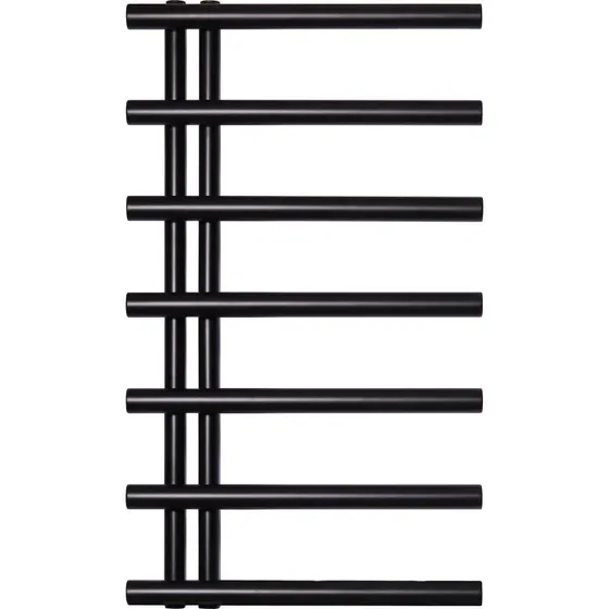 Kriss Merkur håndklædetørrer, kombi, 50x85,8 cm, sort