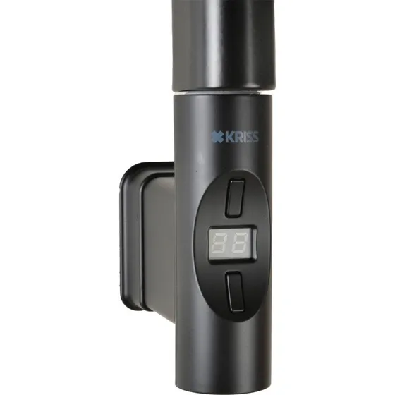 Kriss Nuvo 2 elpatron, 300W, termostat & timer, mat sort