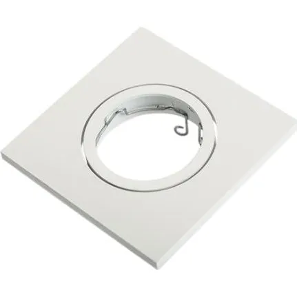 Daxtor Alu Line Square Downlight 87x87mm GU10 Hvid
