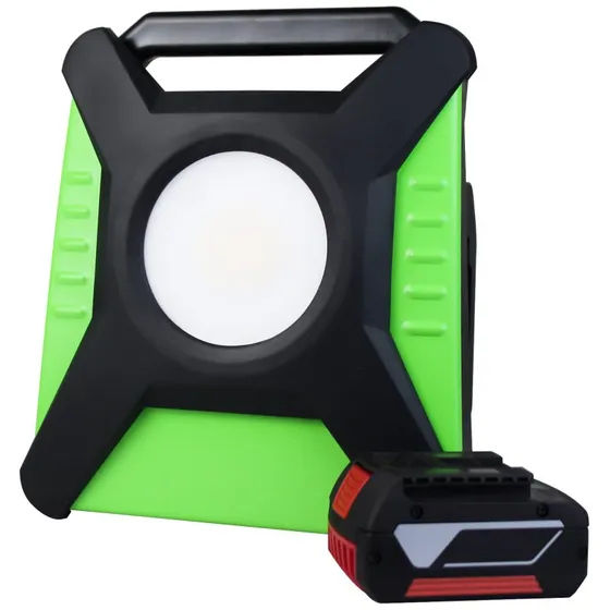 Bandit LED Arbejdslampe 40W med adapter til 5 batterimærker
