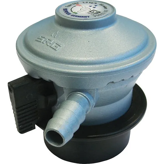 AN Lavtryksregulator 30mb til flaskegas med click-on ventil