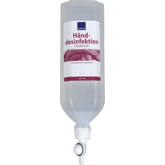 Abena Hånddesinfektion til dispenser, 12 x 1 liter refill