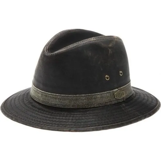 MJM Oakwood Antique Cotton Brun - Hat i størrelse M