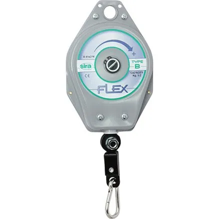 Balancetalje 1-2 kg m/ stålwire og 2,3 m nylonbelagt wire