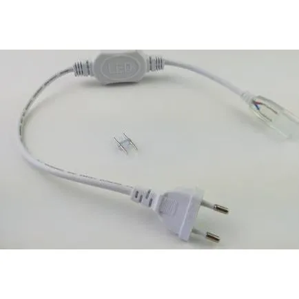 DIOFLEX 230V tilslutningssæt hvid 1m 2x1mm2