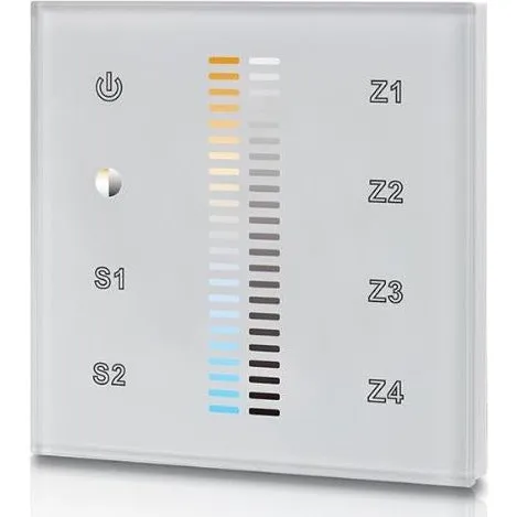 DIOFLEX PRO Vægpanel f/TW RF Hvid 86x86mm