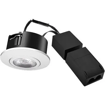 DIOSPOT 40 Mat Hvid Rund LED Downlight 6W 450lm 38°