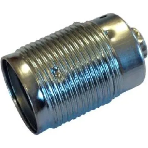 Metal kronefatning E27 krom M10
