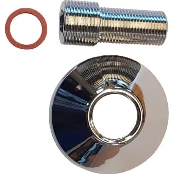 Altech 3/4" x 1/2" Ekstra lang tilgangsstykke - 60 mm, forkromet