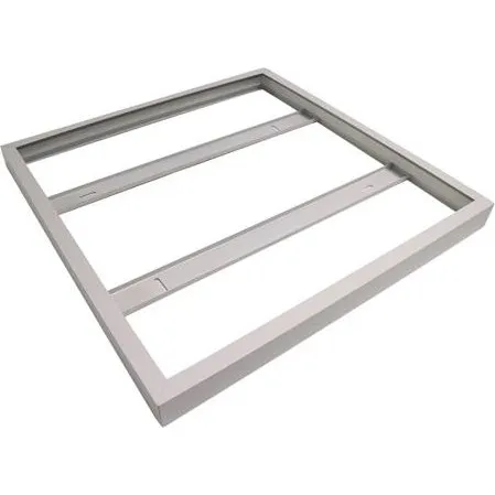 Påbyg-ramme til LED Panel 598x598x50, Hvid