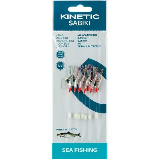 Kinetic Sabiki Maxcatch Sildeforfang - Fishskin/Multi