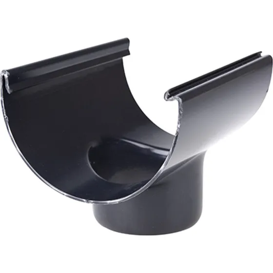 Plastmo Tudstykke nr. 12 / 75 mm, sort