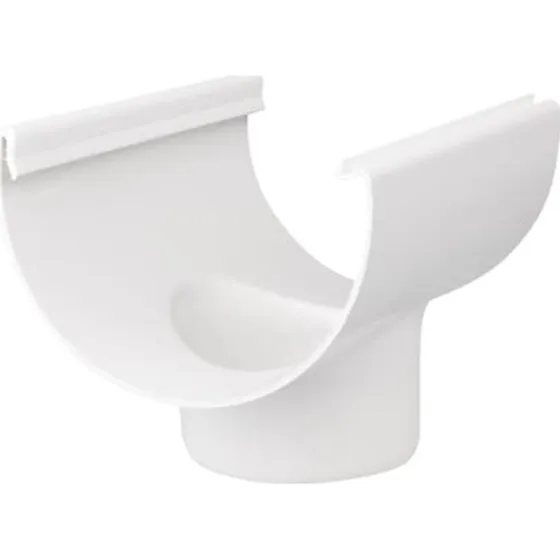 Plastmo Tudstykke nr. 12 / 90 mm, hvid