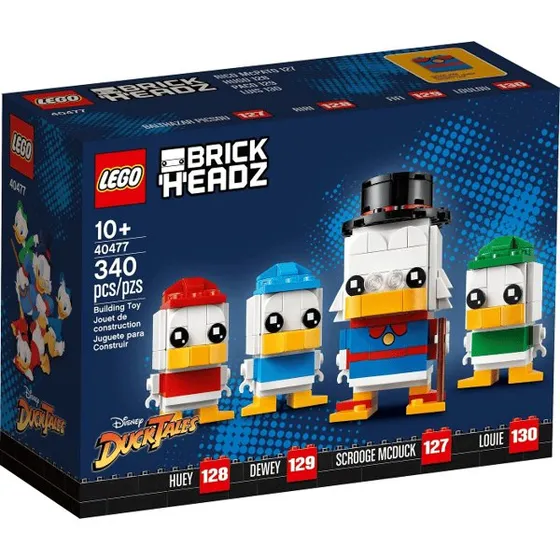 LEGO BrickHeadz Disney Joakim von And, Rip, Rap og Rup 40477