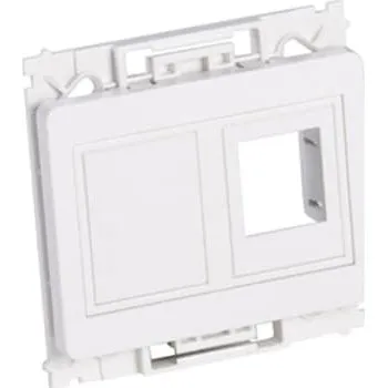 Opusfit Dataudtag 2x Keystone Hvid 1 Modul
