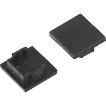DIOFLEX Endestykke HOOD14 - Sort (2 stk.)