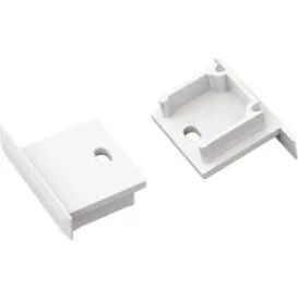 DIOFLEX SMART-IN16 Endestykke med hul, hvid (2 stk.)