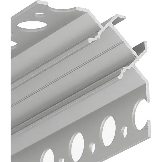 DIOFLEX UNI-TILE12 90DEG C PLUS Aluprofil - 2m Anodiseret
