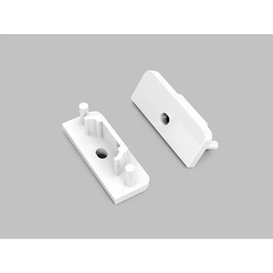 DIOFLEX SURFACE14 GEN2 Endestykke med hul, hvid
