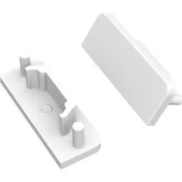 DIOFLEX SURFACE14 gen2 endestykke hvid, 2 stk.