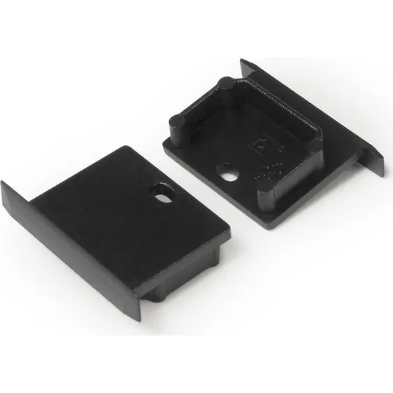 DIOFLEX LINEA-IN20 endestykke med hul, sort