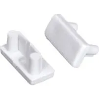 DIOFLEX endestykke ARC12 hvid, 2 stk.