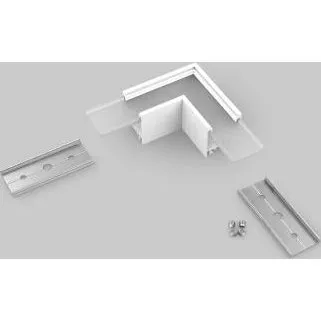 DIOFLEX vinkel 90° for LINEA20 - Hvid lakeret
