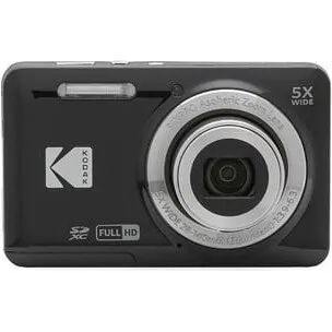 Kodak FZ55 16MP 5x Zoom kompaktkamera, Full HD, sort