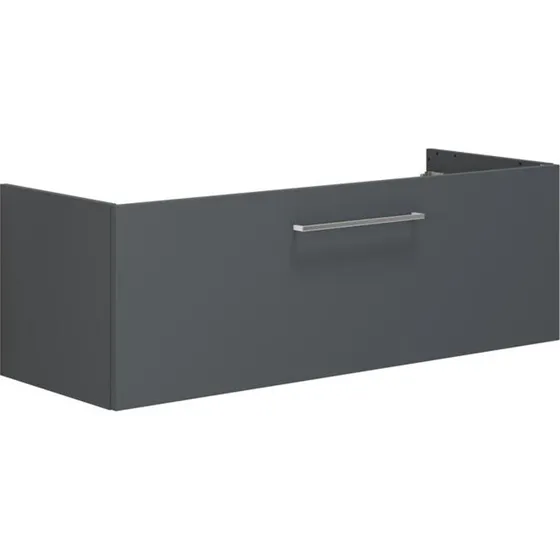 Dansani Mido+ underskab, 120x44 cm, mat grå