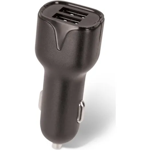 Setty Biloplader med 2 x USB-stik, 1,4A - Sort