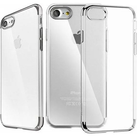 iPhone SE 2022 / SE 2020 / 7 / 8 Transparent Slim Cover + Skærmbeskytter