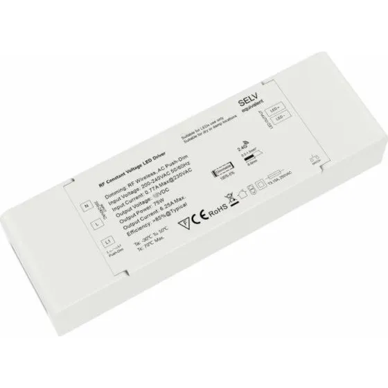 LEDlife rWave 75W dæmpbar strømforsyning - 24V DC, 3,125A