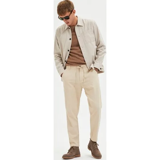 Slimtape Brody Linen Bukser - Tapered Slim Fit