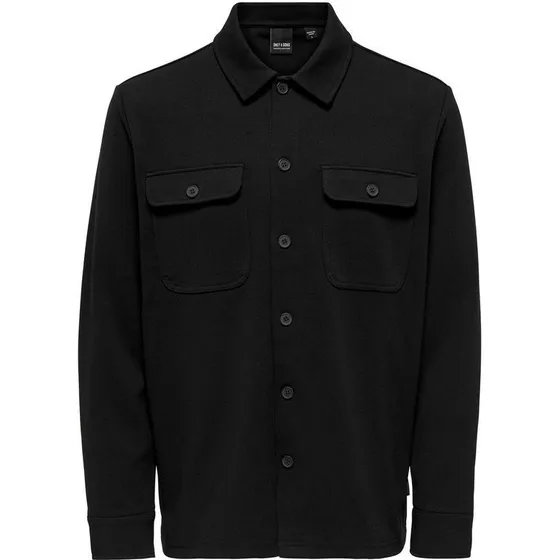 ONLY & SONS Sort Overshirt Sweat til herre