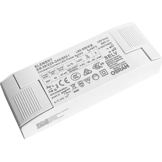 Osram 38W LED driver - 900 mA, 27V-42V
