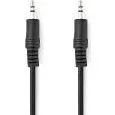 Nedis stereolydkabel 3,5 mm han-han 1,5 m, sort