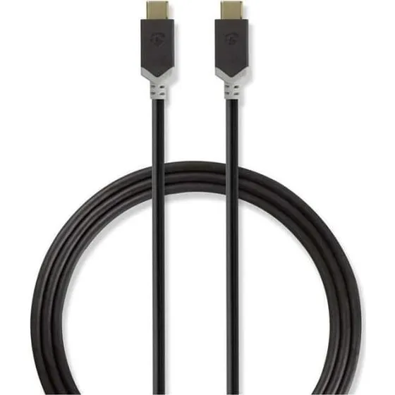 Nedis CCBW64700AT10 USB-C 1 m USB 3.2 Gen 2 60W Antracit