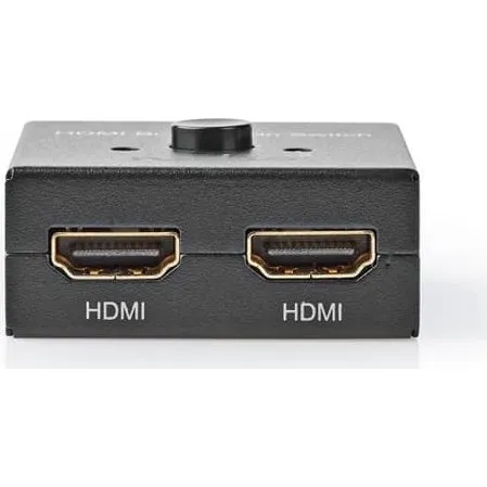 Nedis HDMI Switch 2x1 4K@60Hz HDCP2.2 - Antracit