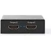 Nedis HDMI Splitter 1→2, 4K@60Hz 18 Gbps (antracit)