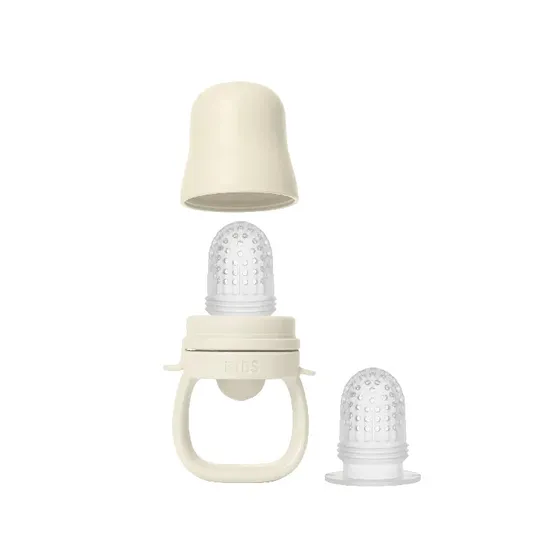 BIBS Baby Feeder Ivory – Silikone madfodring til baby