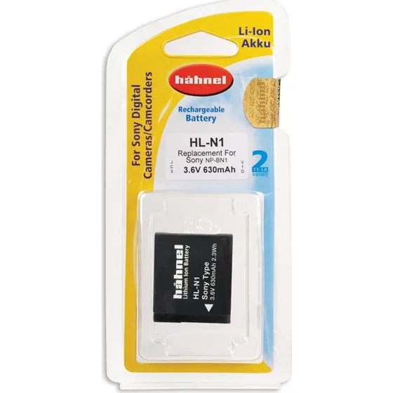 Hähnel Batteri til Sony HL-N1 / BP-BN1 - 630mAh