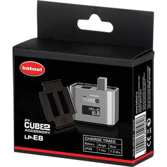 Hähnel ProCUBE 2 Plate til Canon LP-E8 batterier