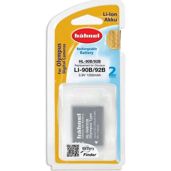 Hähnel Batteri til Olympus HL-90B/92B / Li-90B/92B - 1200mAh