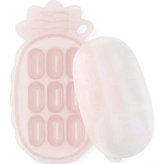 Haakaa Pineapple Silikone Frysebakke – Blush