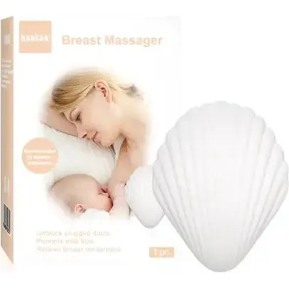 Haakaa Musling Brystmassager i Silikone