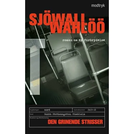 Den grinende strisser - Sjöwall & Wahlöö (Bog)