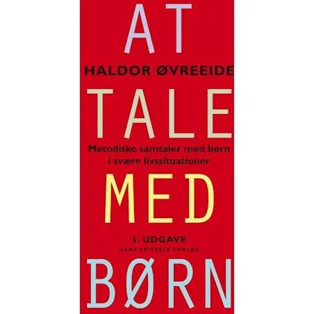 At tale med børn - Haldor Øvreeide - Bog
