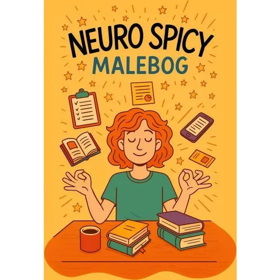 Neuro Spicy - Malebog for voksne med ADHD