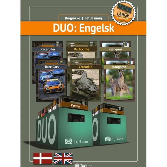 Duo: Engelsk - 30 bøger (Letlæsning)