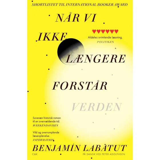 Benjamin Labatut: Når vi ikke længere forstår verden